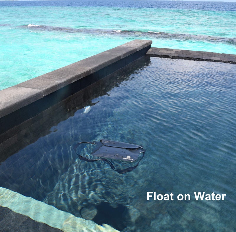 Freegrace Waterproof Waist Pouches - Best Way to Keep Your Phone and Valuables Dry and Safe - Perfect for Boating Swimming Snorkeling Kayaking Beach Pool Water Parks (Black 2 Pack) - Image 5